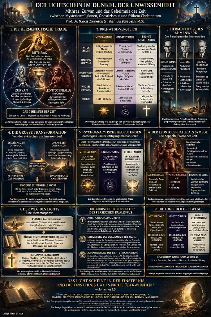 Licărul de lumină în negura neștiinței: Mithra, Zurvan și taina timpului între religiile misterice, gnosticism și creștinismul primar